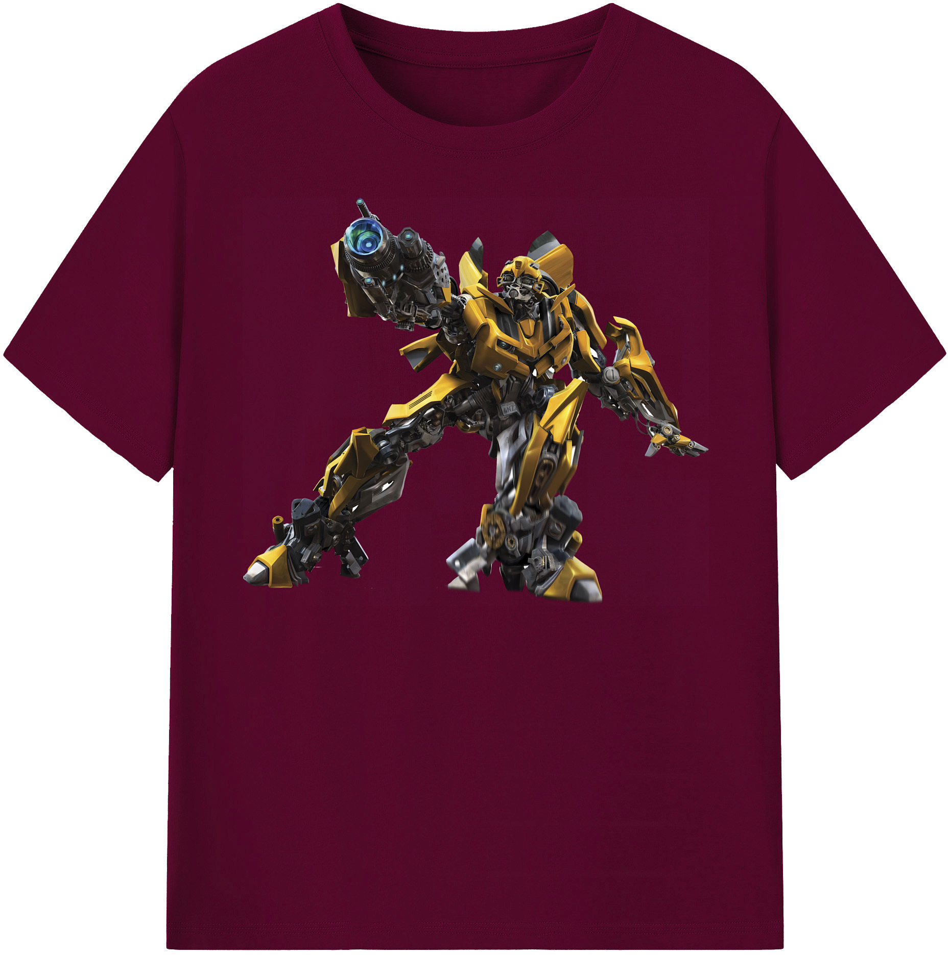 （画像用） Transformers トランスフォーマー レディースカジュアルプリントTシャツ（綿100％）